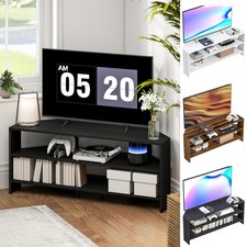 Corner TV Stand for TVs up to 47 Inches, TV Unit with Open Shelves Refurbished