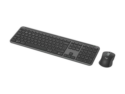 Logitech MK950 Signature Slim Combo Graphite, Logi Bolt, USB/Bluetooth, DE