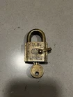 Vintage WW2 Era U.S. Military Pad Lock ILCO Genuine Pin Tumbler w/ Key!