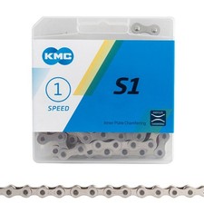 KMC S1 Chain Single Speed 1/2" x 1/8" 112 Links multiple color options- BMX