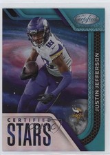 2022 Certified Certified Stars Mirror Teal 17/50 Justin Jefferson #CS-23 uk2