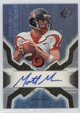 2007 SPx Auto Rookies 60/499 Matt Moore #187 Auto 0o3x