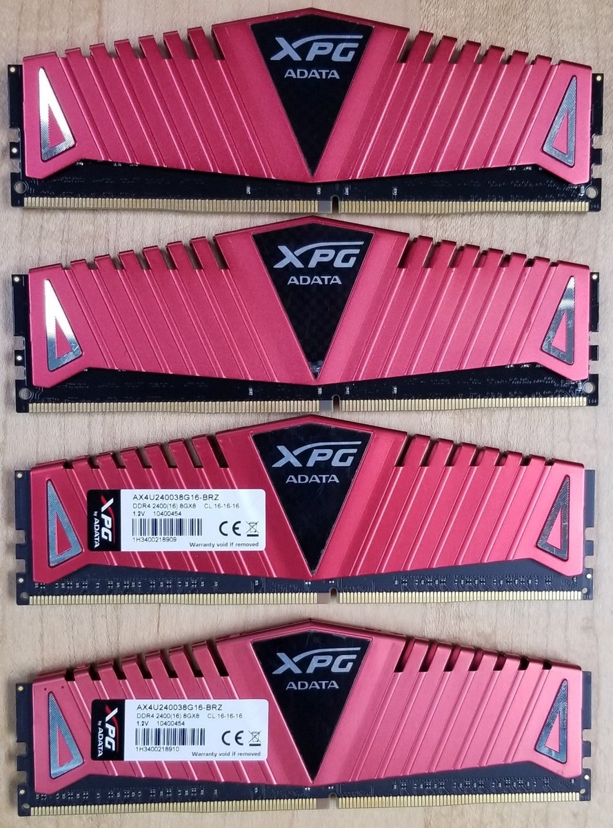 ADATA XPG 8gb Ddr4 2400mhz Ax4u2400w8g16-brz Desktop RAM Memory