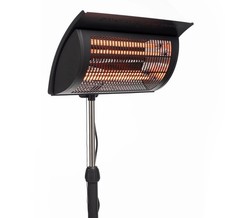 Florina Patio Heater 2000W Free Standing Electric Warmer Radiator Outdoor Garden