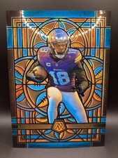 Justin Jefferson 2025 Panini Mosaic - STAINED GLASS OVERSIZE JUMBO (#16)