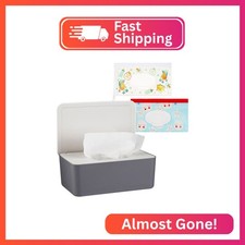 Whiidoom Diaper Wipes Dispenser Wipes Holder, Wipes Tissue Case Keeps Wipes Fres