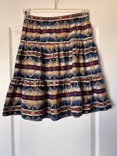 VTG Tiered Skirt Western Rodeo Themed Youth XL Rodeo western wear Cotton