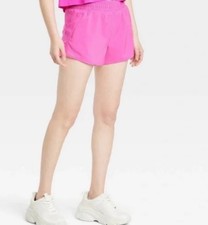 Women's Mid-Rise Run Shorts 3" - All in Motion Pink Purple NWT XS