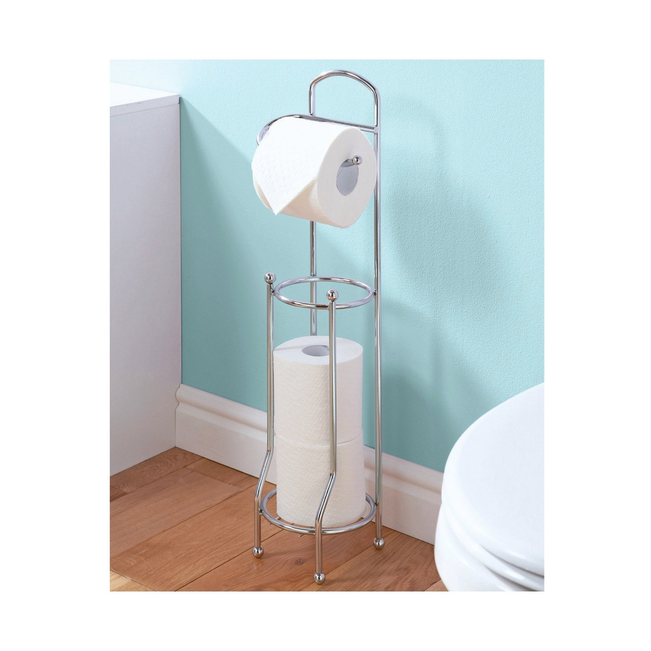 Avilo - Toilet Paper Holder - Storage Tower - Bathroom Floor Stand - Image 3