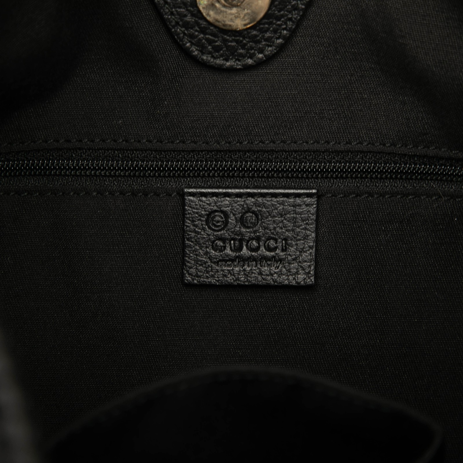 Authenticated Gucci Medium Leather Marrakech Blac… - image 5