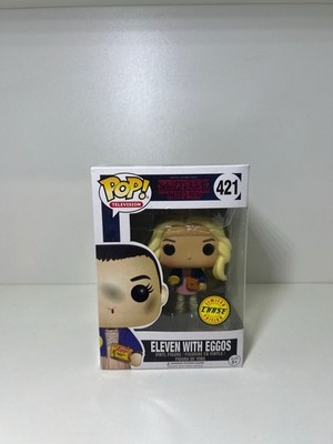 Stranger Things Eleven with Eggos CHASE Edition Vinyl Figure Funko Pop 421 NEU