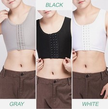 Trans Lesbian Tomboy Strengthen Flat Chest Breast Binder Short Vest Camisole