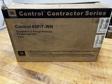 Brand New Pair JBL Control 65P/T Compact Full Range Pendant Speakers-White READ