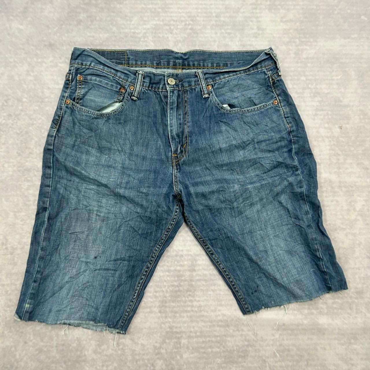 Levi's Shorts Levi 527 Cut Off Denim Shorts Men's 34 thumbnail 2