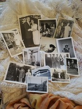 Vtg Black And White Photos, 1940s- 1960s, WWII Era, Group Of 13