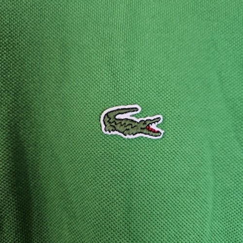 Polo Lacoste Para Hombre Grande Verde Manga Corta Talla 5 Logo de Caimán - Imagen 2 de 9
