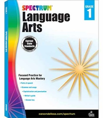 Spectrum Language Arts Grade 1, Ages 6 to 7, Grade 1 - Paperback - Very Good o