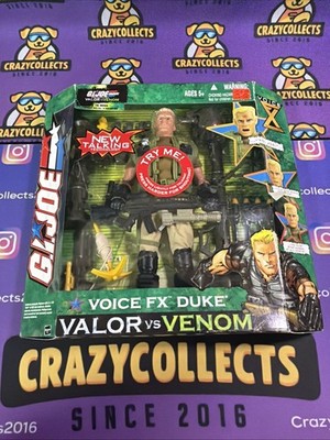 Hasbro figure G.I. Joe Valor vs Venom Voice FX Duke 12'' inch Figure NIB