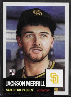 2024 Topps Living Set  # 753 JACKSON MERRILL Rookie San Diego Padres 5,478 PR c