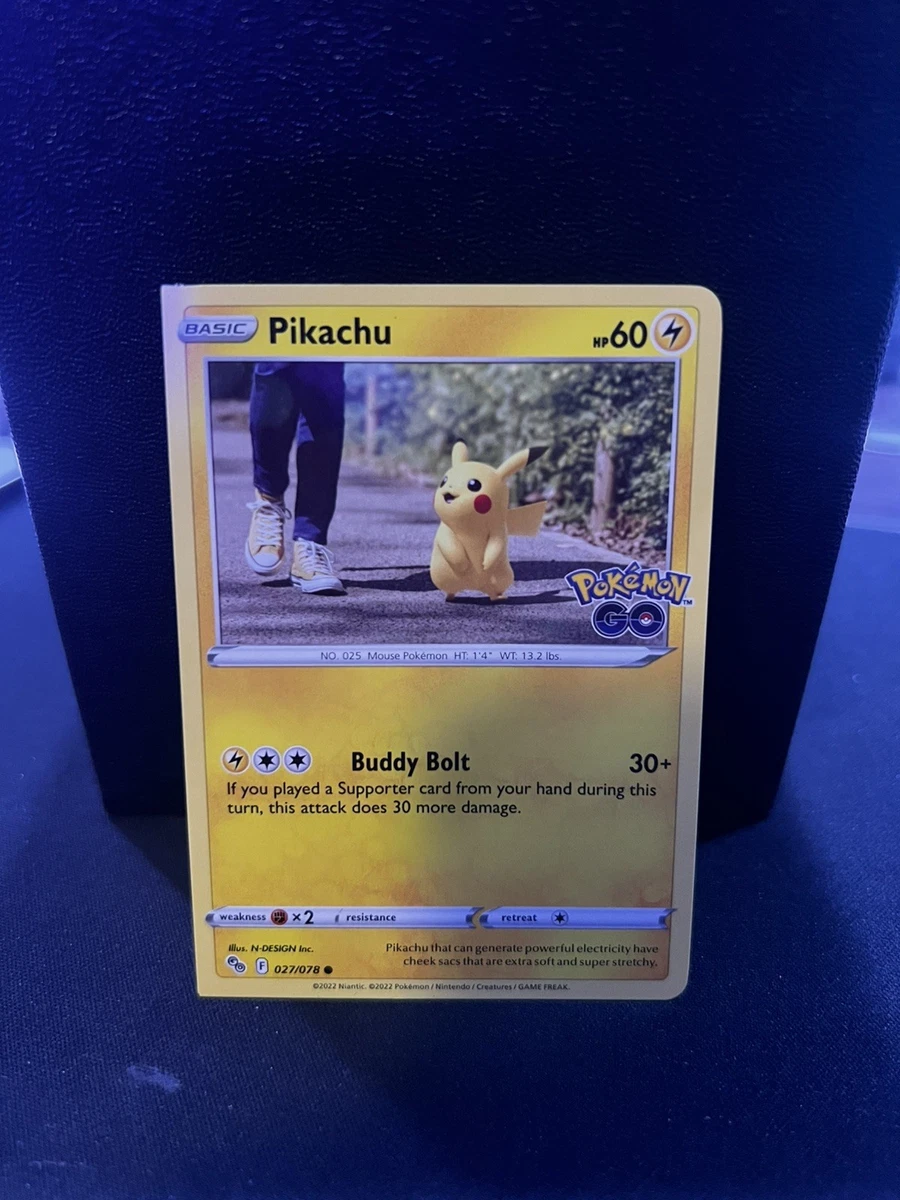 25+ Pikachu 027/078 Pokémon GO for sale | Updated Oct 2026