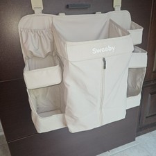 Sweeby Diaper Organizer for Changing Table and Crib Stacker Grey