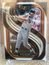 2025 Panini Select Will Clark Premier White Prizm #/99 Giants