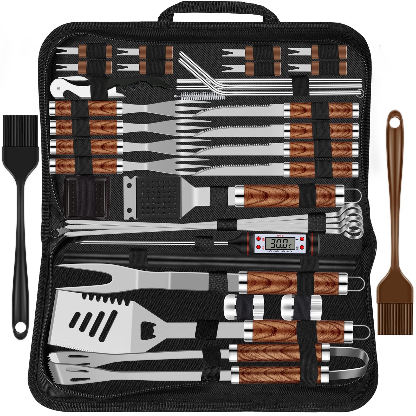 Accessori Barbecue Grilliance 38 Pezzi - Acciaio Inox Alimentare