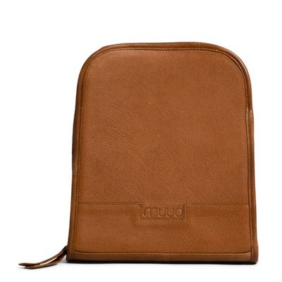 muud Voss Nadeltasche Lederetui für Stricknadeln, 9 Fächer, 3 Farben