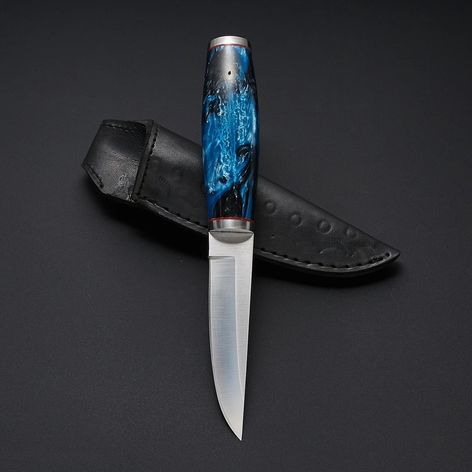 THE NORDIC PUUKKO - Hecho a mano personalizado - Herramienta D2 Acero - Antiguo Puukko escandinavo Foto 2 de 4