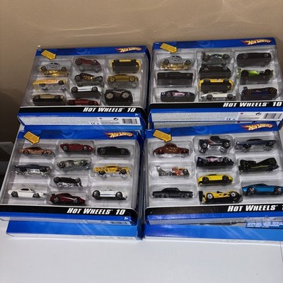 MASSIVE HOT WHEELS 10 CAR GIFT PACK LOT LOADED PACKS Vintage New Early 2000s