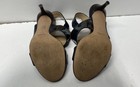 Coach Turnlock Slingback Navy Blue Patent Leather Open Toe Heels Size 6.5 B — photo 7
