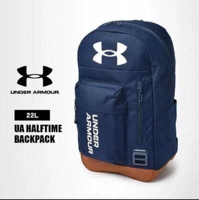 Under Armour Navy Adult Halftime Backpack (22L Capacity)