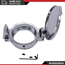 1pcs Chrome Aston Style Flip Petrol Fuel Cap Flap For Austin Rover Mini Cooper