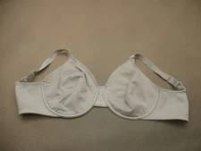 38DDD Vanity Fair Womens Gray Unlined Underwired Back Closure Demi Bra 10T