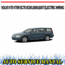 VOLVO V70 V70R XC70 XC90 2000-2007 ELECTRIC WIRING DIAGRAMS MANUAL ~ DVD