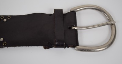 Genuine Leather belt size medium (F20328) Genuine Leather Belt Studded F20328 L | eBay main image 4