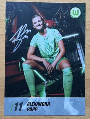 Alexandra Popp AK VfL Wolfsburg 2024-25 Autogrammkarte original handsigniert