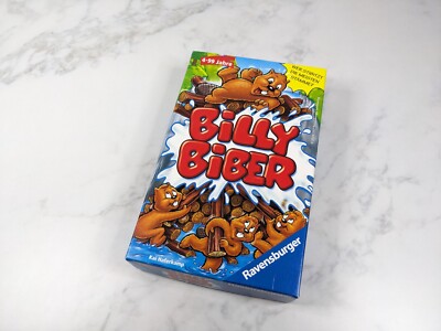 NEW Billy Biber Pepper Beaver Fam Family Board Game RARE HTF 4+ 1-4 Players