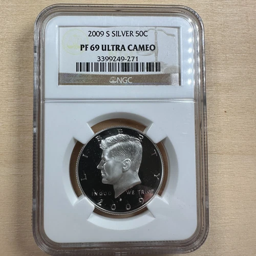 2009 S KENNEDY HALF DOLLAR SILVER NGC PR 69 ULTRA CAMEO