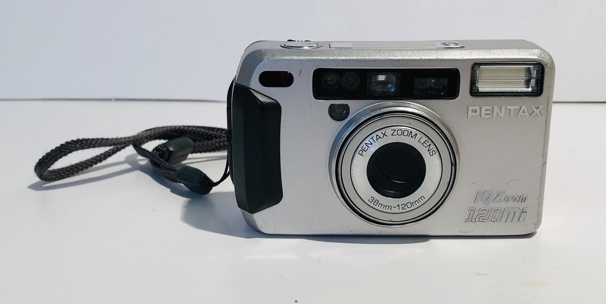 PENTAX IQZoom 120 MI Silver 38-120mm Point & Shoot 35mm Film