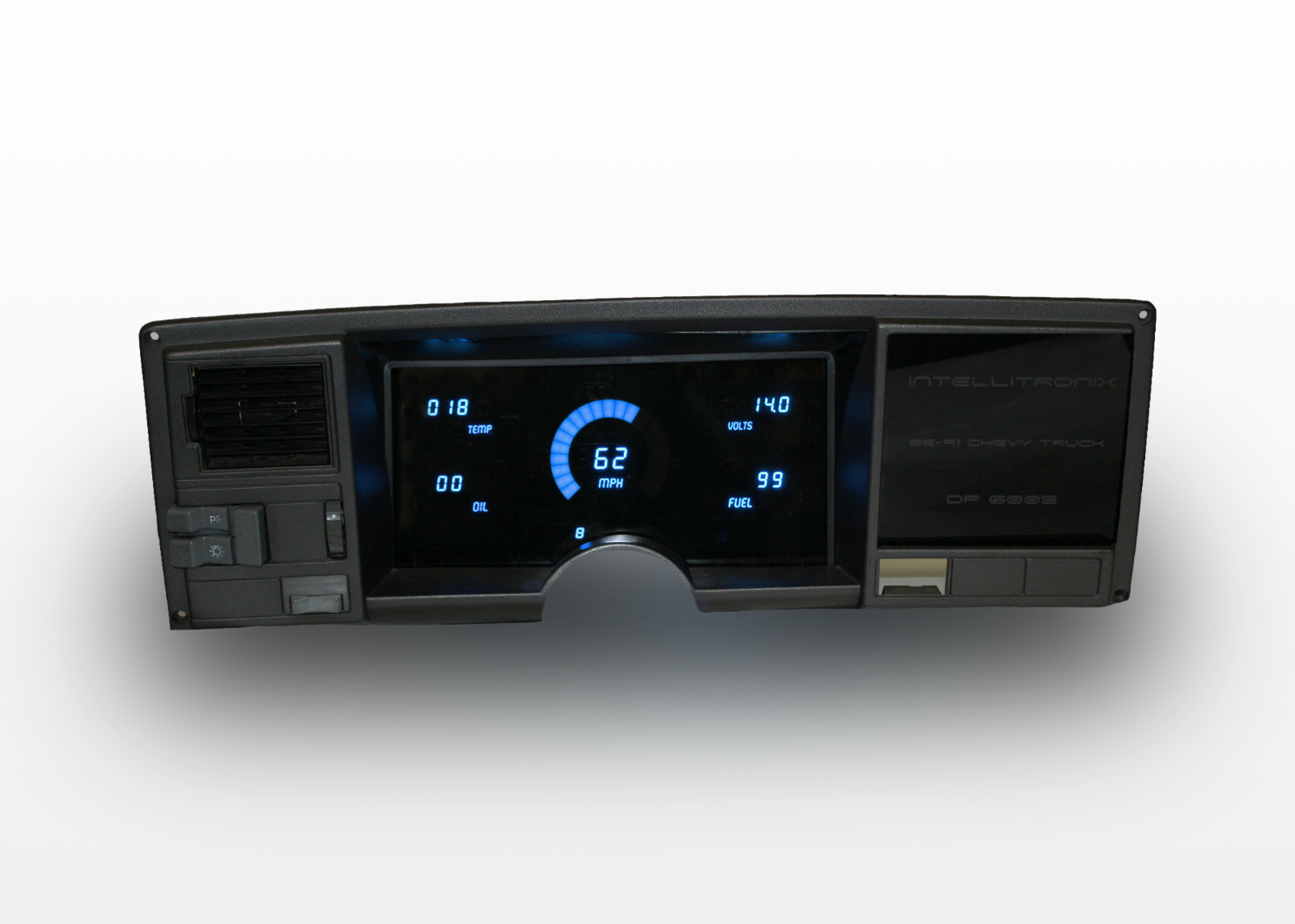 19881991 Chevy Truck Digital Dash Panel Blue LED Gauges Lifetime