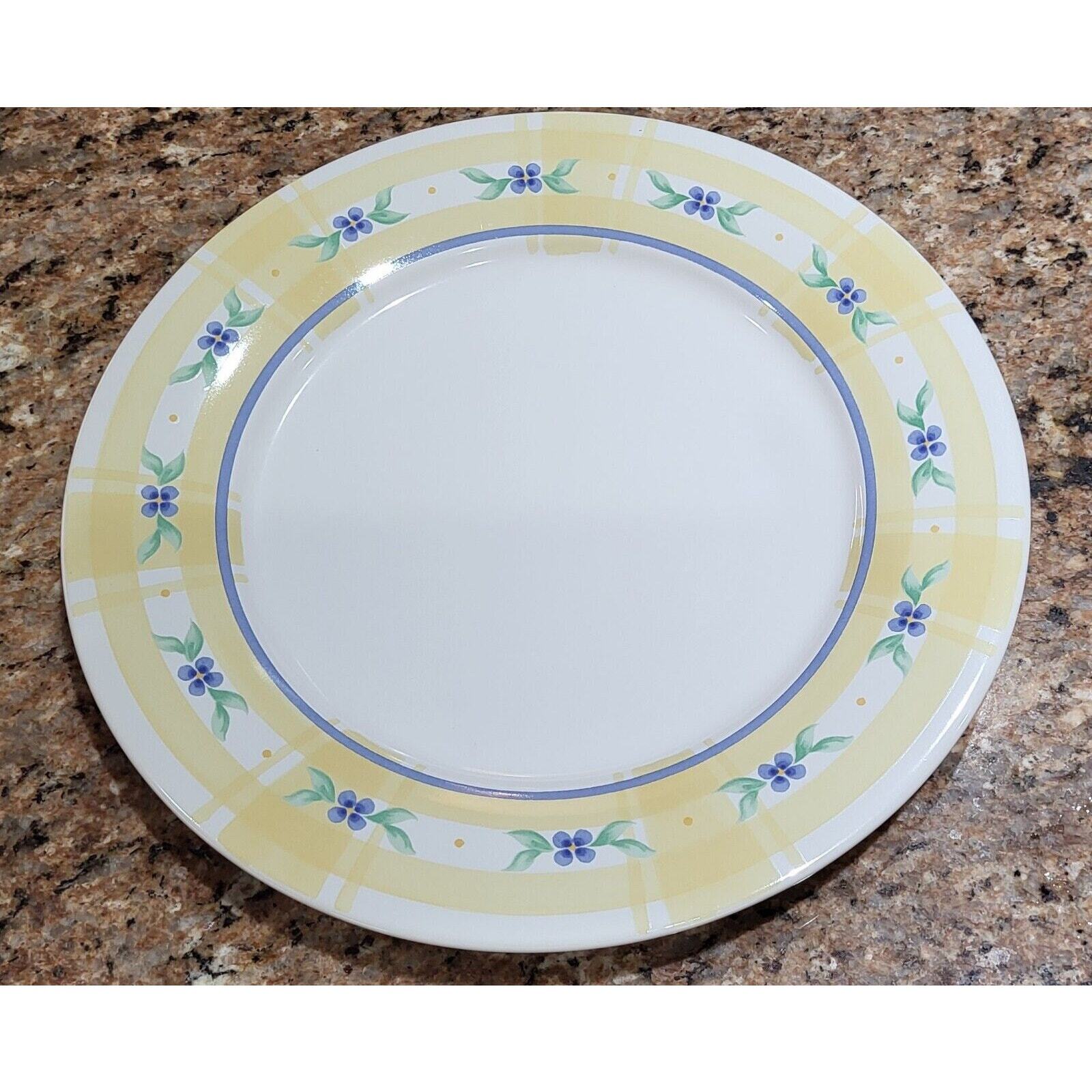 Pfaltzgraff Summer Breeze 11-Inch Dinner Plate Yellow Blue Floral Replacement