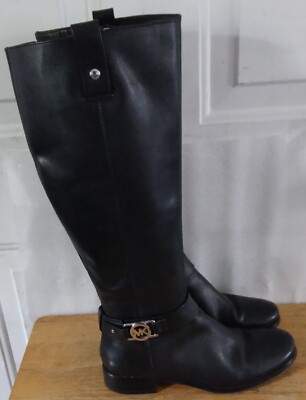 Kors Boots Stretch Back Riding Boots Michael Kors Charm Riding Boots