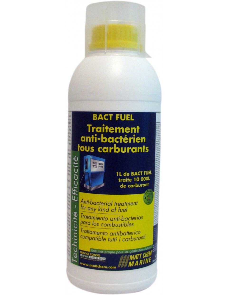 Bact Fuel Matt Chem évite la panne moteur et élimine les boues de gasoil
