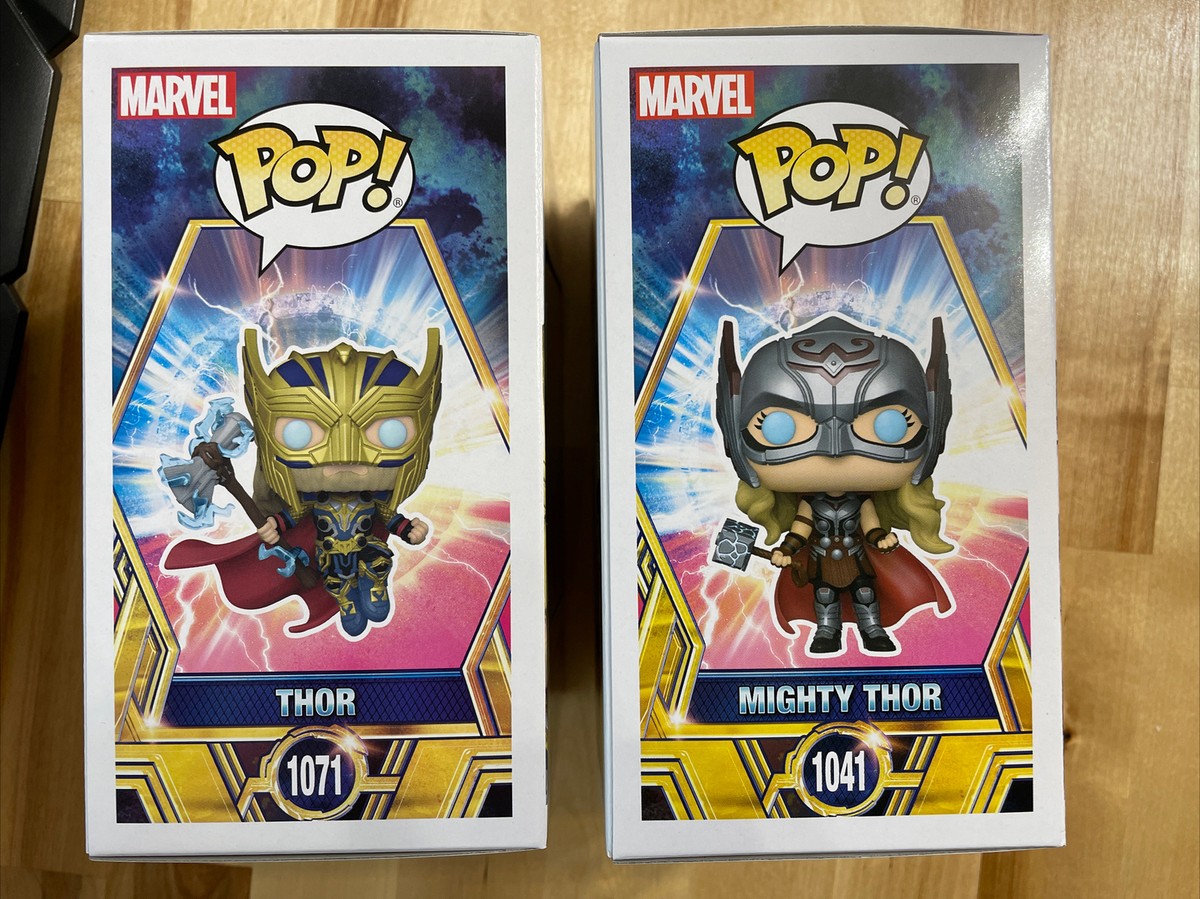 ファンコ ポップ MARVEL THOR 1041 & 1071 Amazon.com: POP Thor Love & Thunder Marvel Collector Corps