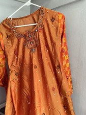 Beautiful Party Wedding Pakistani Indian Shalwar Kameez stitch Suit 2 Piece Eid