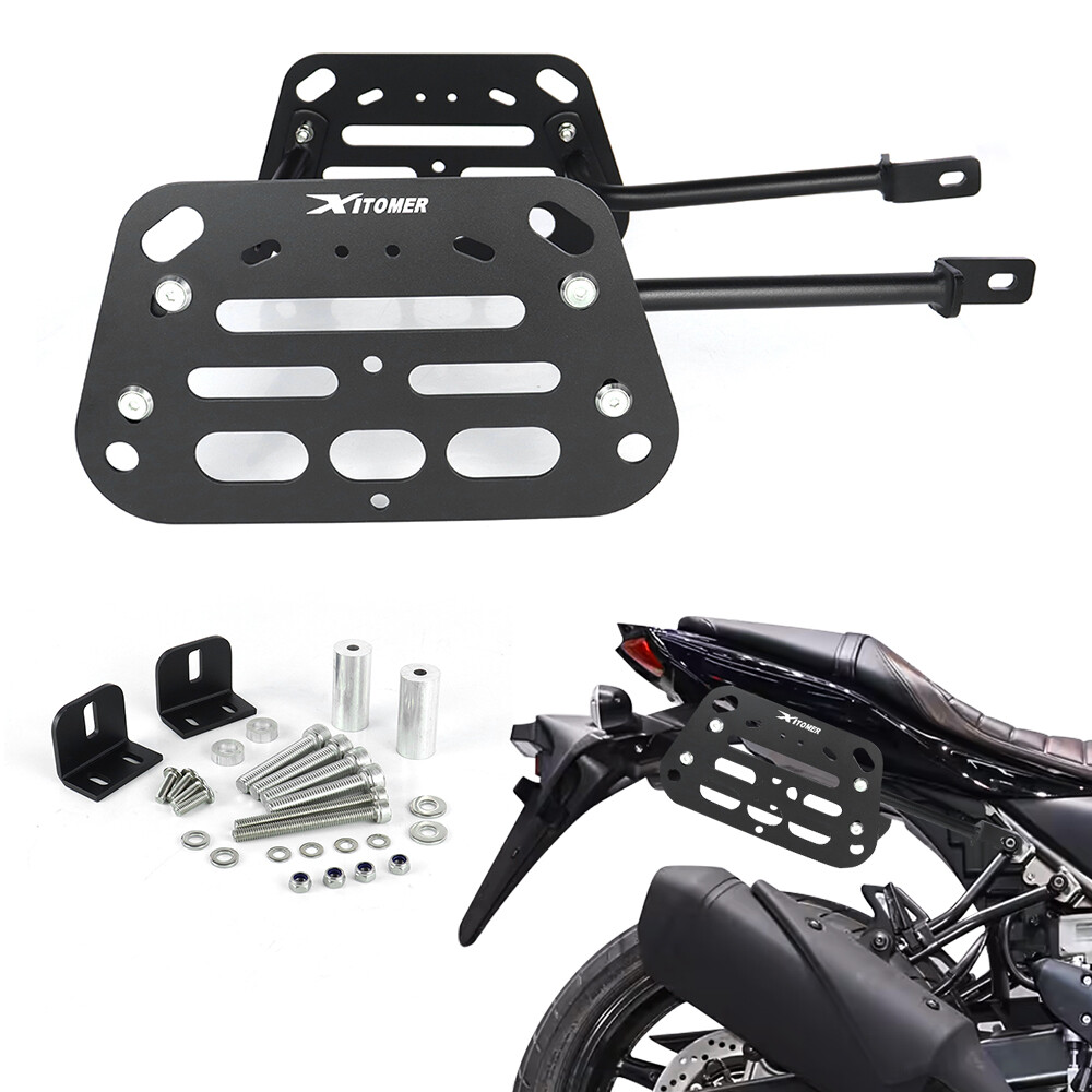 Side Luggage Rack Saddlebag Support Racks Fit For Suzuki SV650X