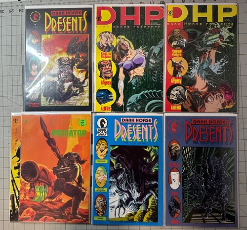 DARK HORSE PRESENTS #24 36 (1988) 1ST ALIENS ORIGIN! AvPredator 0,1 7 Book Lot