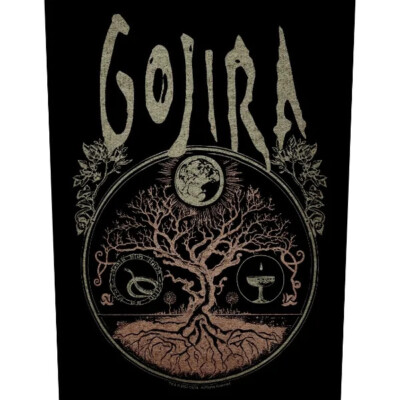 GOJIRA RÜCKENAUFNÄHER BACKPATCH # 4 TREE OF LIFE 36x29cm AUFNÄHER PATCH FLICKEN