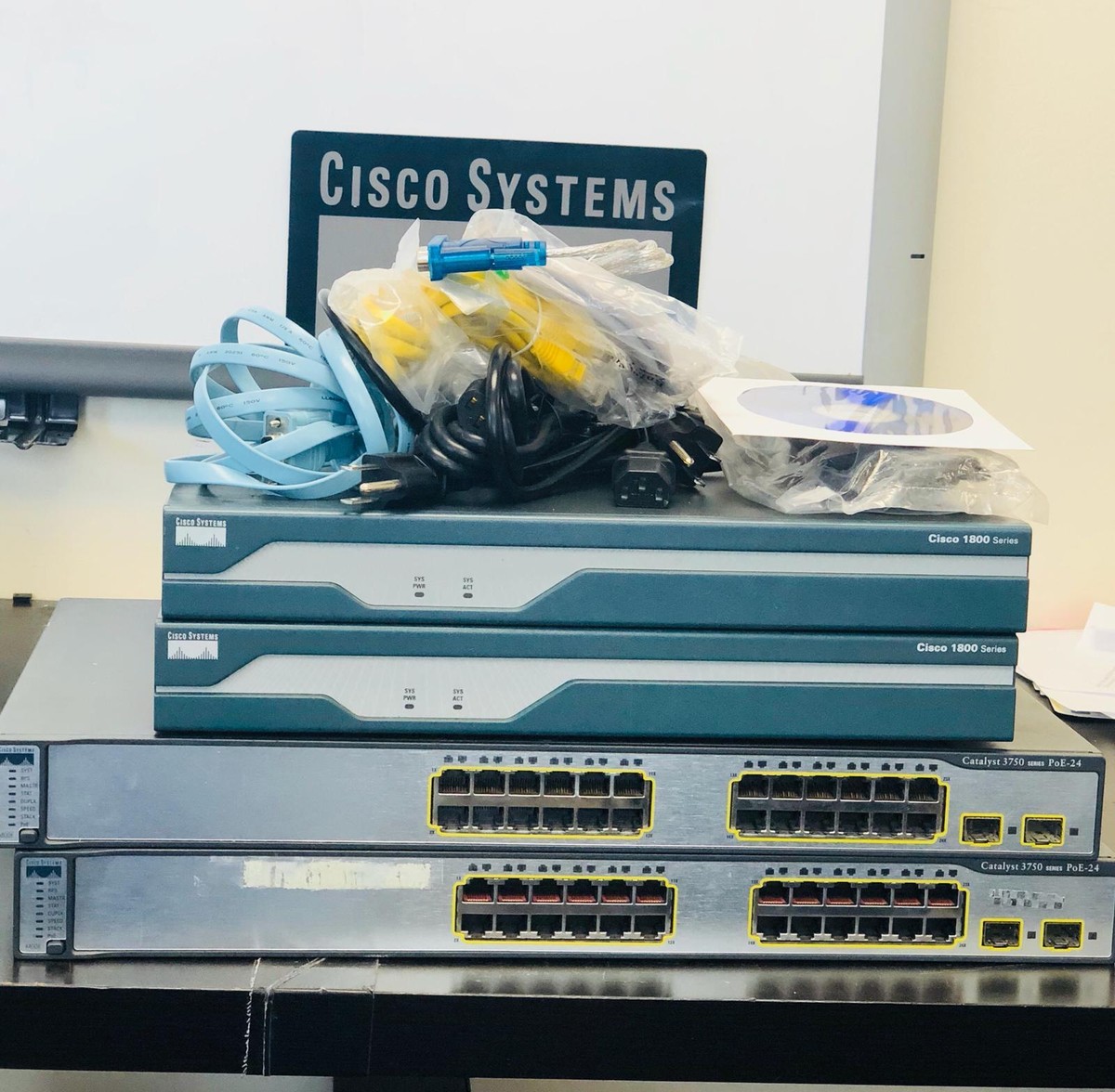 Cisco CCNA and CCNP home lab kit with stack cable | eBay